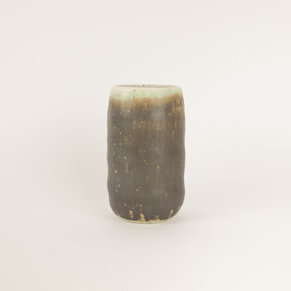 Kaye Poulton — Medium Vase in Green and White