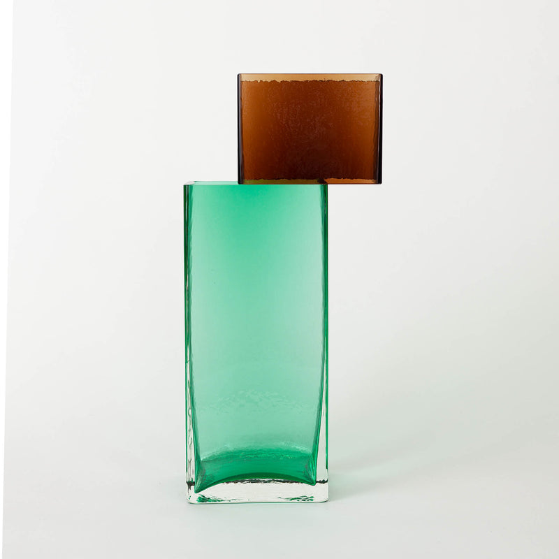 Liam Fleming— Graft Vase in Green and Brown