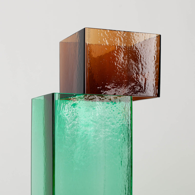 Liam Fleming— Graft Vase in Green and Brown