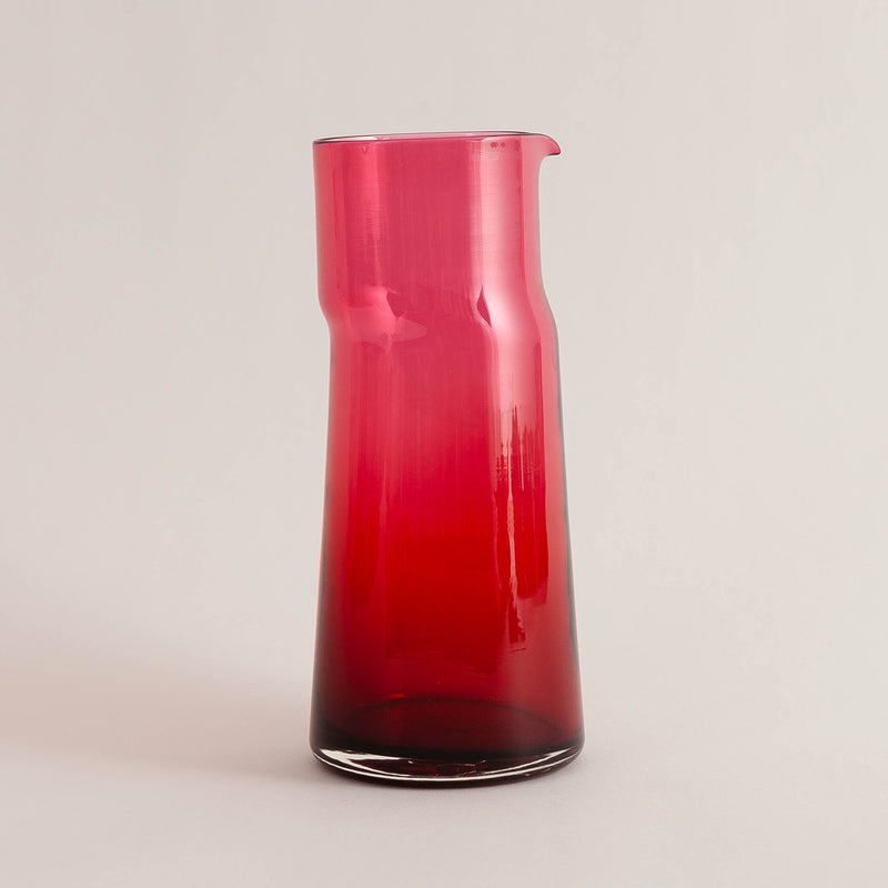 Marcel Hoogstad Hay — Glass 'Shift' Carafe in Ruby