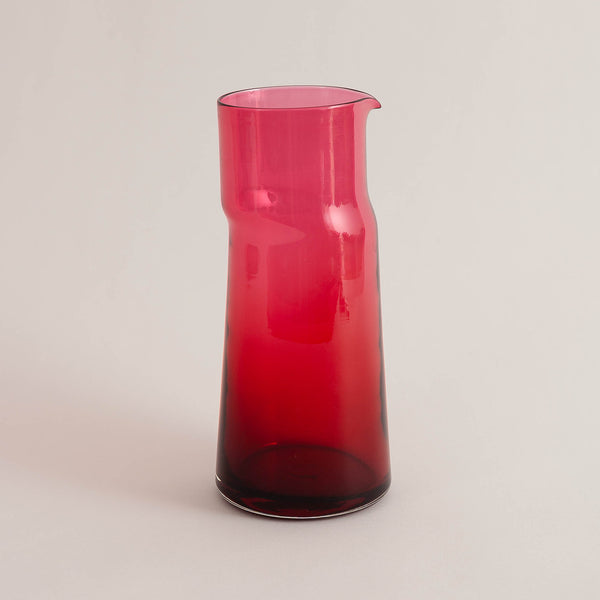 Marcel Hoogstad Hay — Glass 'Shift' Carafe in Ruby