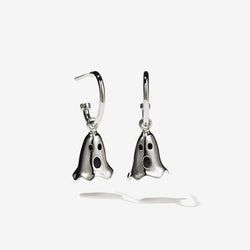 Meadowlark x Nell - Ghost Signature Hoops in Sterling Silver