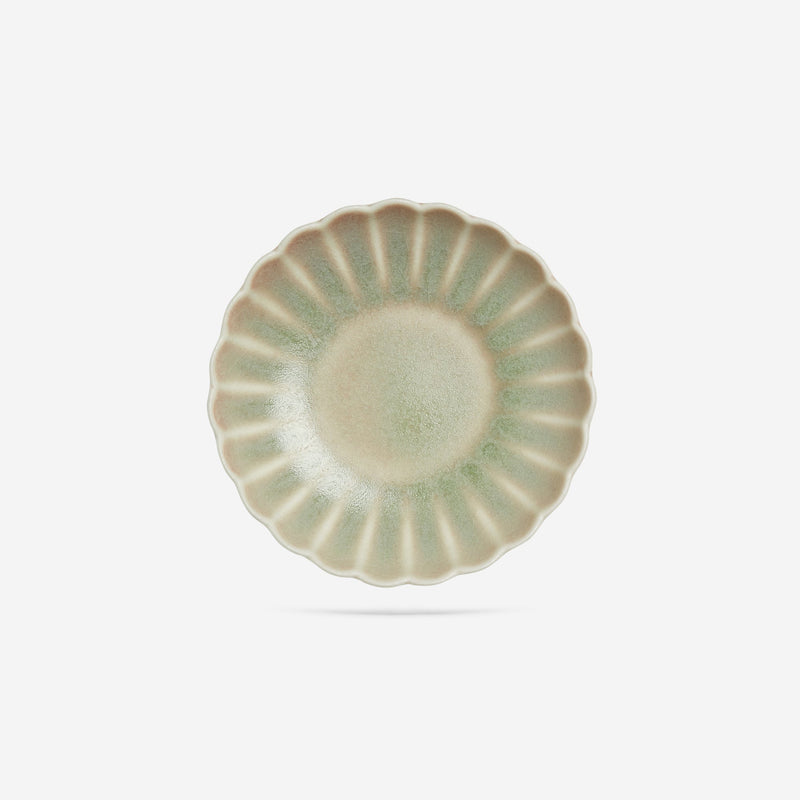 House Editions – Petal Plate (Size Garnish) in Peach Bloom
