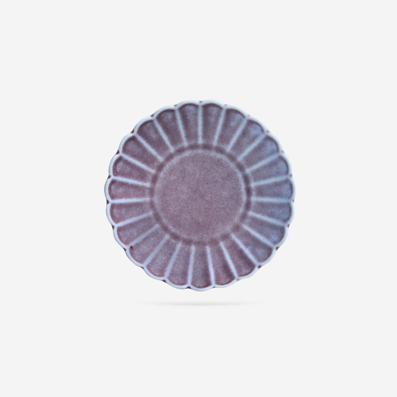 House Editions – Petal Plate (Size Garnish) in Cobalt Bloom