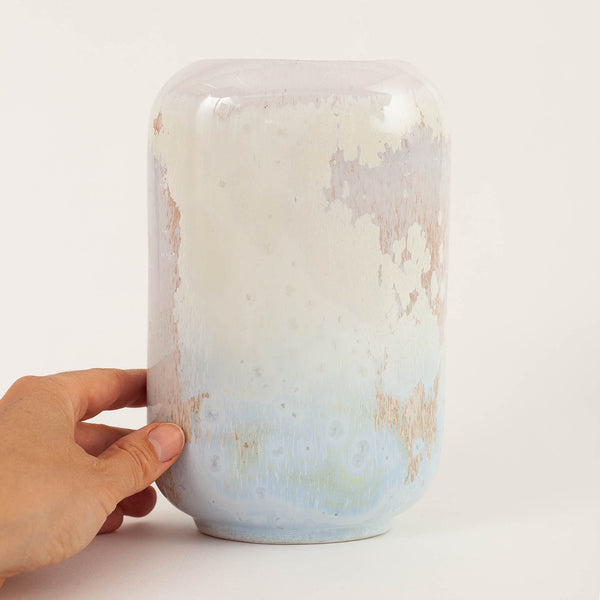 Ryan L Foote — Medium Crystalline Vase in Opal