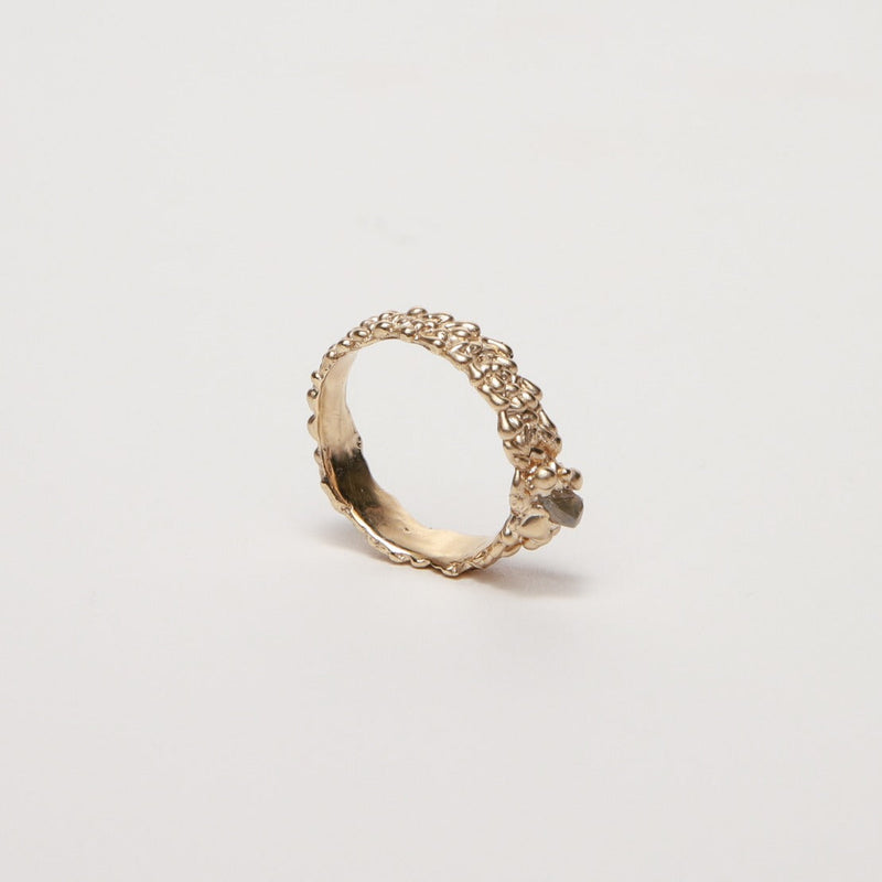 Sophie Quinn — Golden Rough Diamond Ring