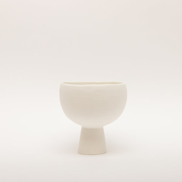 Simone Karras — Vessel in White Porcelain