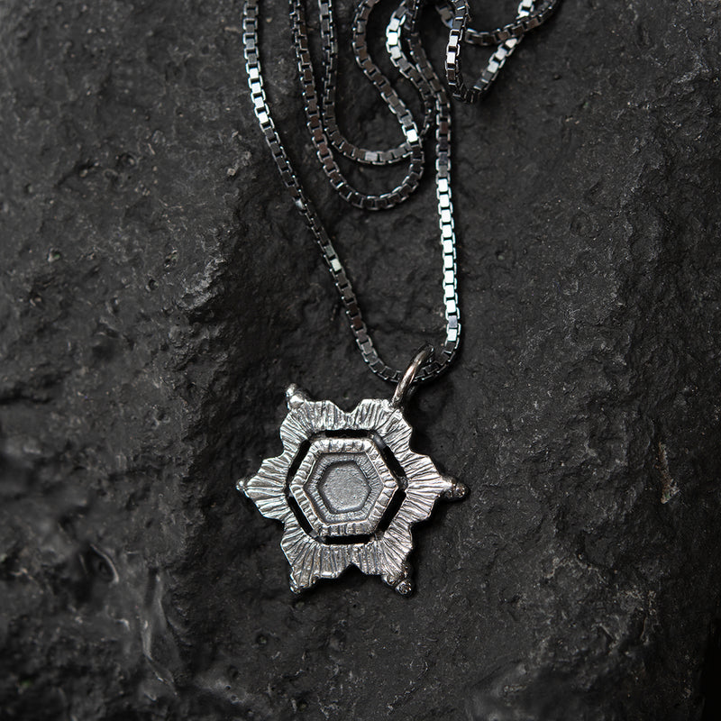 Sterling Silver & CZ Snowflake Necklace - The Perfect Keepsake Gift