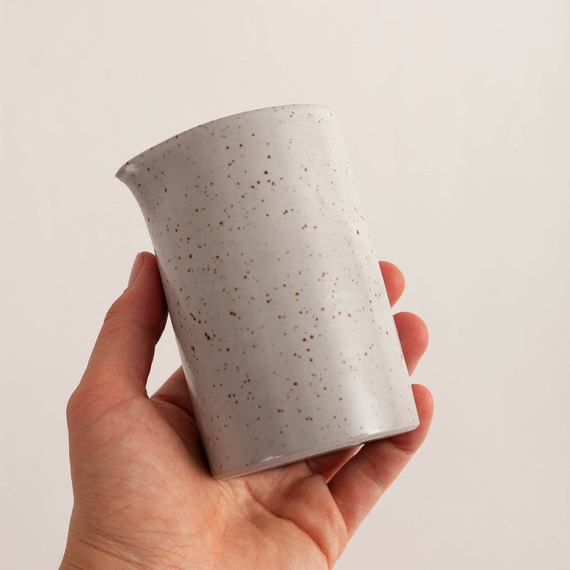 Tara Shackell — Speckle Pouring Jug in White