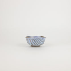 Terunobu Hirata — Fluted Rice Bowl in Pale Blue Moon