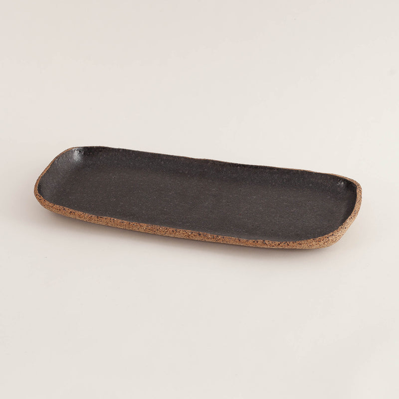 Tracy Muirhead — Large Rectangular Serving Dish in Black Speckle