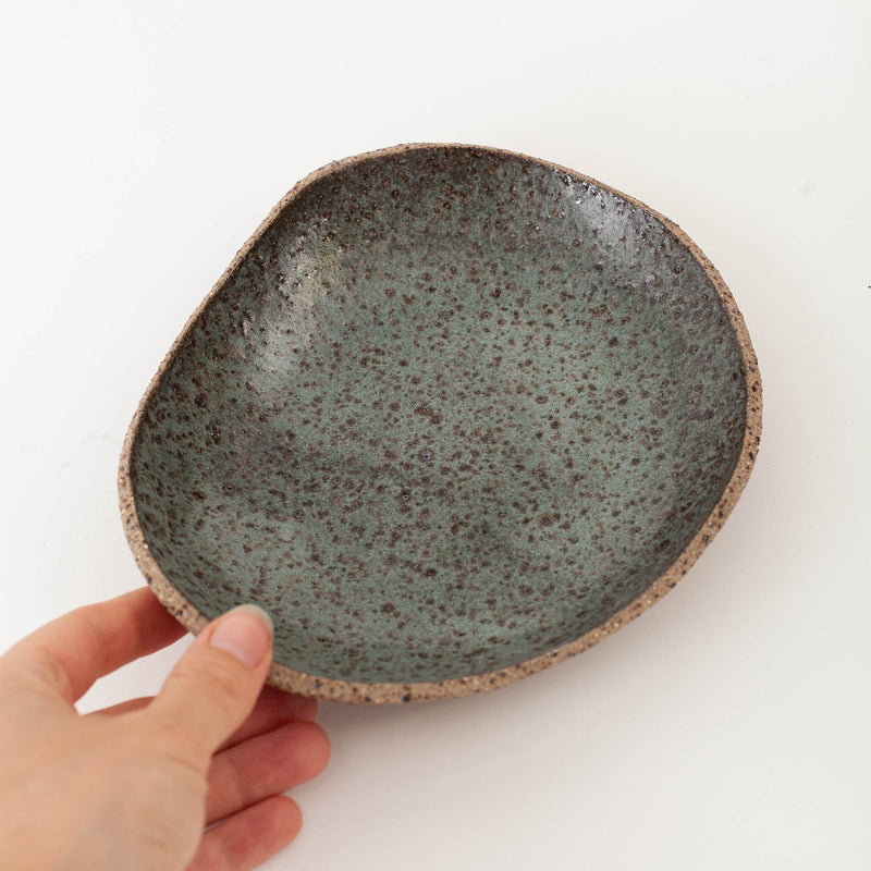 Tracy Muirhead — Medium Stackable Serving Bowl in Green Speckle