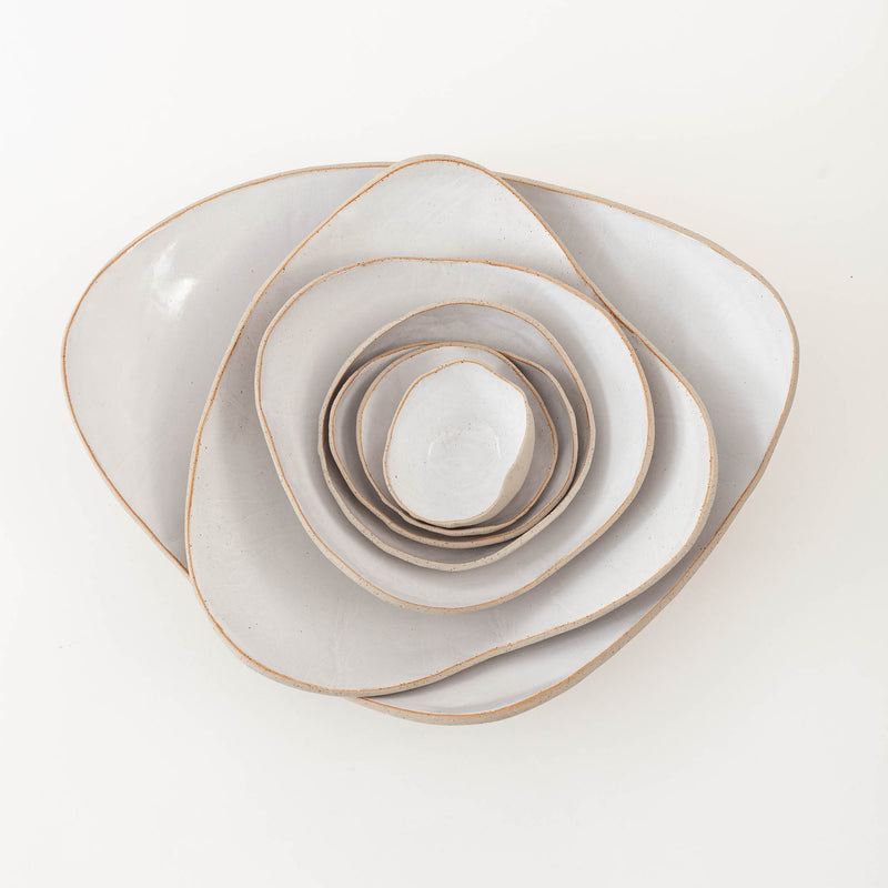 Tracy Muirhead — Medium Stackable Serving Bowl in White
