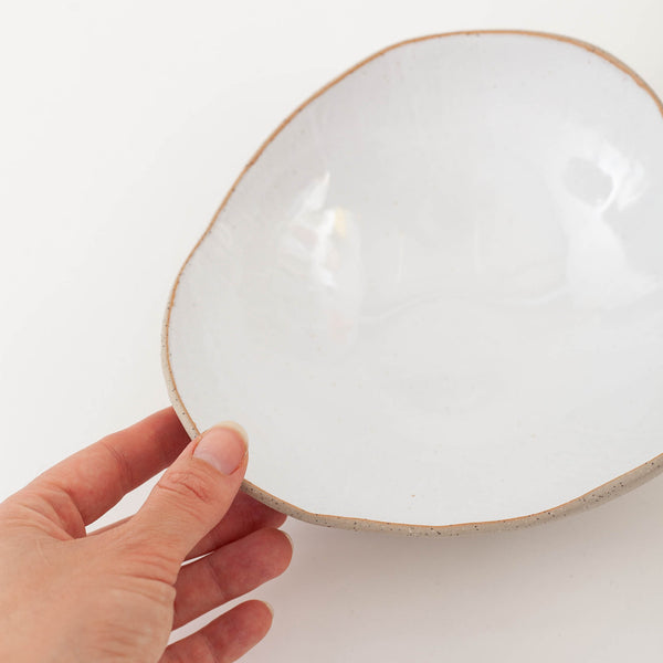 Tracy Muirhead — Medium Stackable Serving Bowl in White