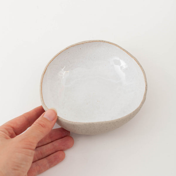Tracy Muirhead — Small Stackable Serving Bowl in White