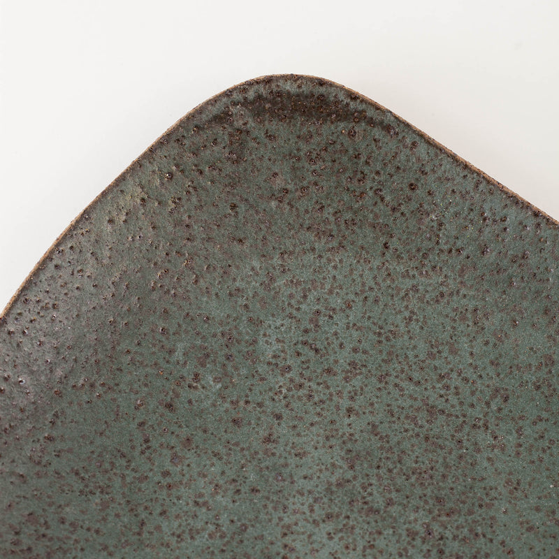 Tracy Muirhead — Large Stackable Platter in Green Speckle