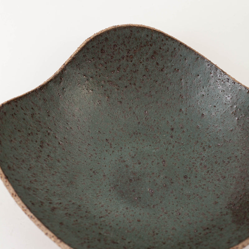Tracy Muirhead — Large Stackable Serving Dish in Green Speckle