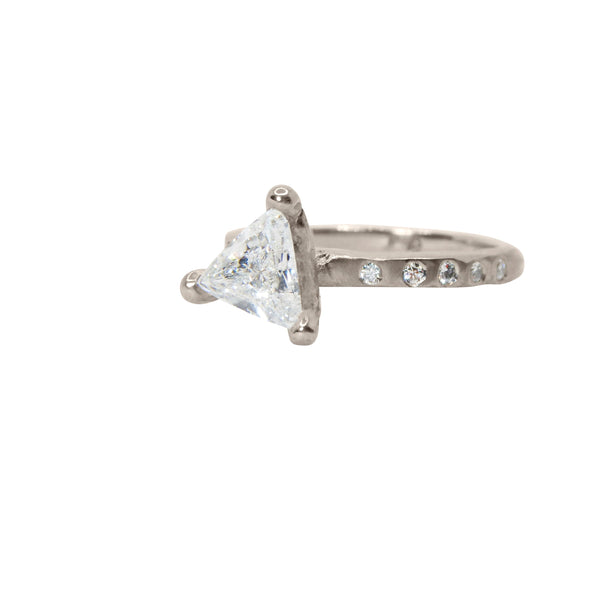 Taë Schmeisser — Lux Trilliant Diamond Ring in 18ct White Gold