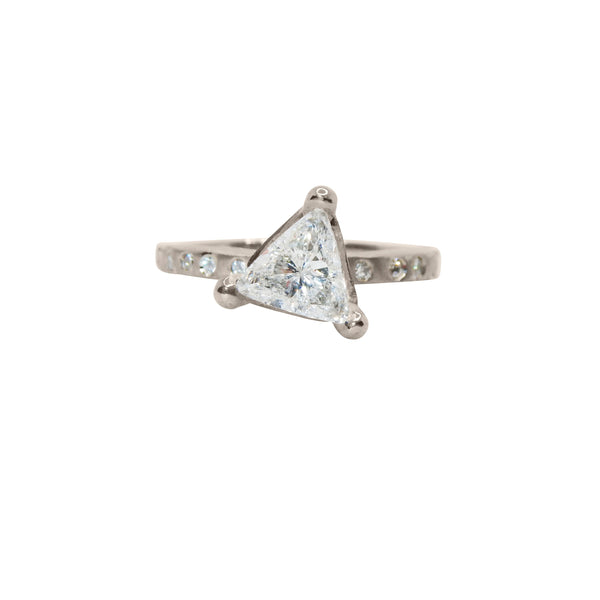 Taë Schmeisser — Lux Trilliant Diamond Ring in 18ct White Gold