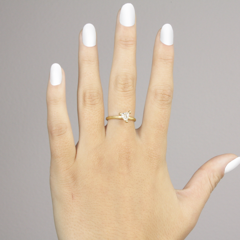 Taë Schmeisser — Trilliant Diamond Ring in 18ct Yellow Gold