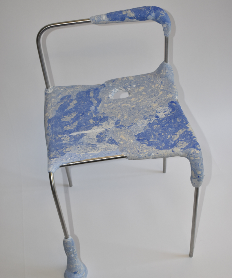 Cordon Salon   —  Scagliola chair, 2022
