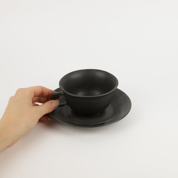 Vanessa Lucas — Flava Teacup and Saucer in Stone