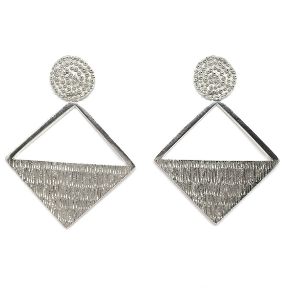 Abby Seymour — Elliptical Rhombus Earrings - Australian made Jewellery 