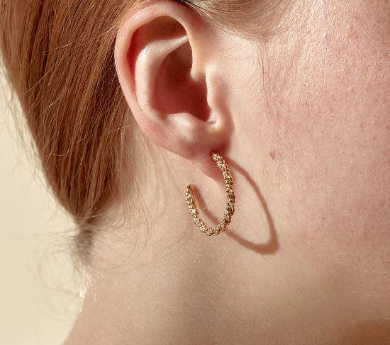 Abby Seymour — Seed Garland Hoops - Australian made Jewellery 
