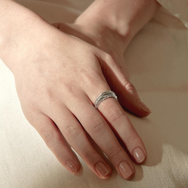 Abby Seymour — Silver Illume Ring - Australian made Jewellery 