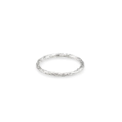 Abby Seymour — Silver Twig Ring - Australian made Jewellery 