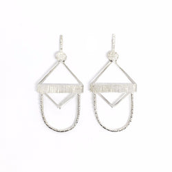 Abby Seymour — Sterling Silver Scarab Stud Earrings - Australian made Jewellery 