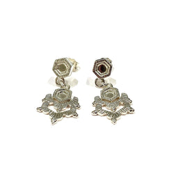 Aurelia Yeomans — Sterling Silver 'Crystal Drops III' Earrings Jewellery Aurelia Yeomans | Craft