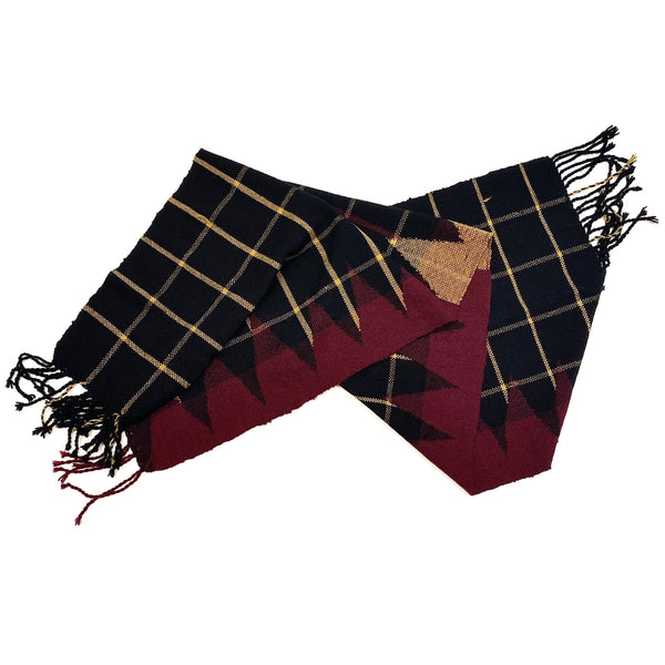 Beck Jobson — Handwoven Merino Check Throw | Wrap in Green and Black Textiles Beck Jobson | Craft