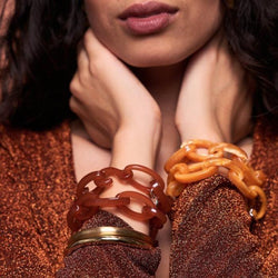 Bianca Mavrick — Chain Link Bracelet in Peach Jewellery BIANCA MAVRICK | Craft