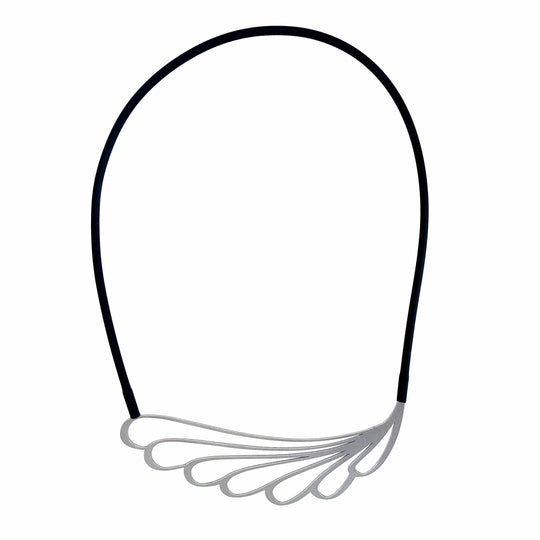 inSync — Brushed Stainless Steel Blade Necklace