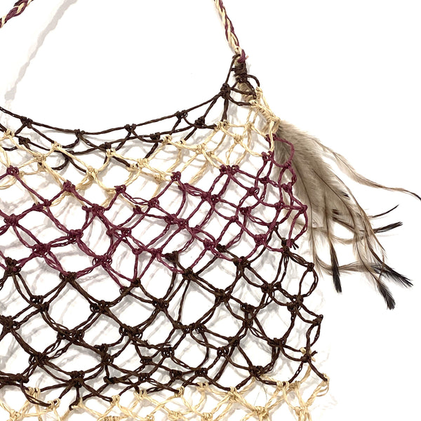 Cassie Leatham — Pandanas Handwoven Bag - Australian made textiles 