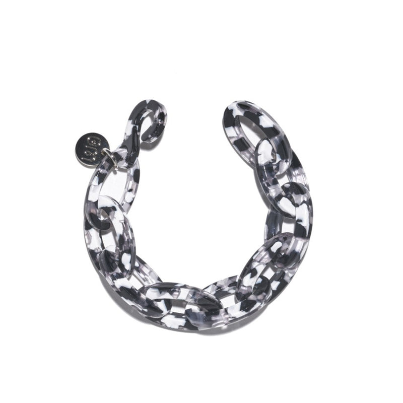 Bianca Mavrick — Chain Link Bracelet in Black & White