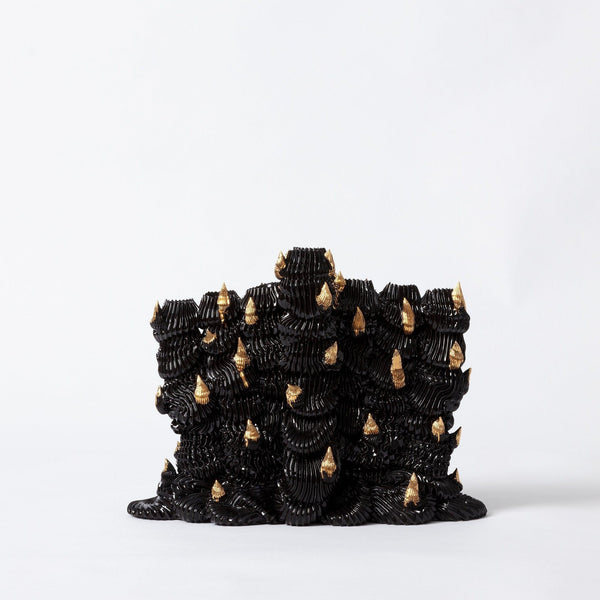 Ebony Russell — 8 Spouted Sculptural Flower Vase With Gold Lustre Ceramics Ebony Russell | Craft