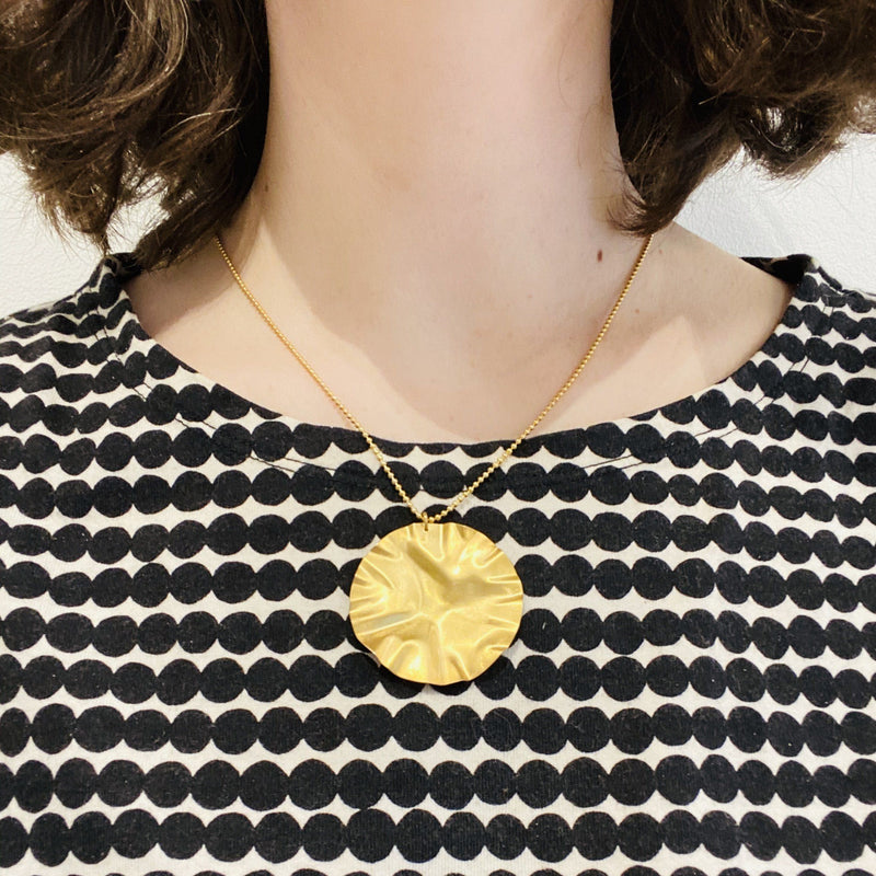 Elfrun Lach — Gold Plated Pendant - Australian made Jewellery 