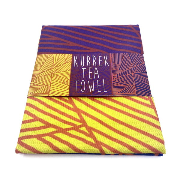 Emma Bamblett — 'Kurrek' Printed Teatowel Textiles Emma Bamblett | Craft