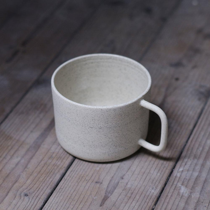 Ghost Wares — White Speckle Mug - Australian made cup mug 