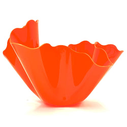 Lightly  — X Large Orange Bon Bon Vase - Australian made Sculpture 