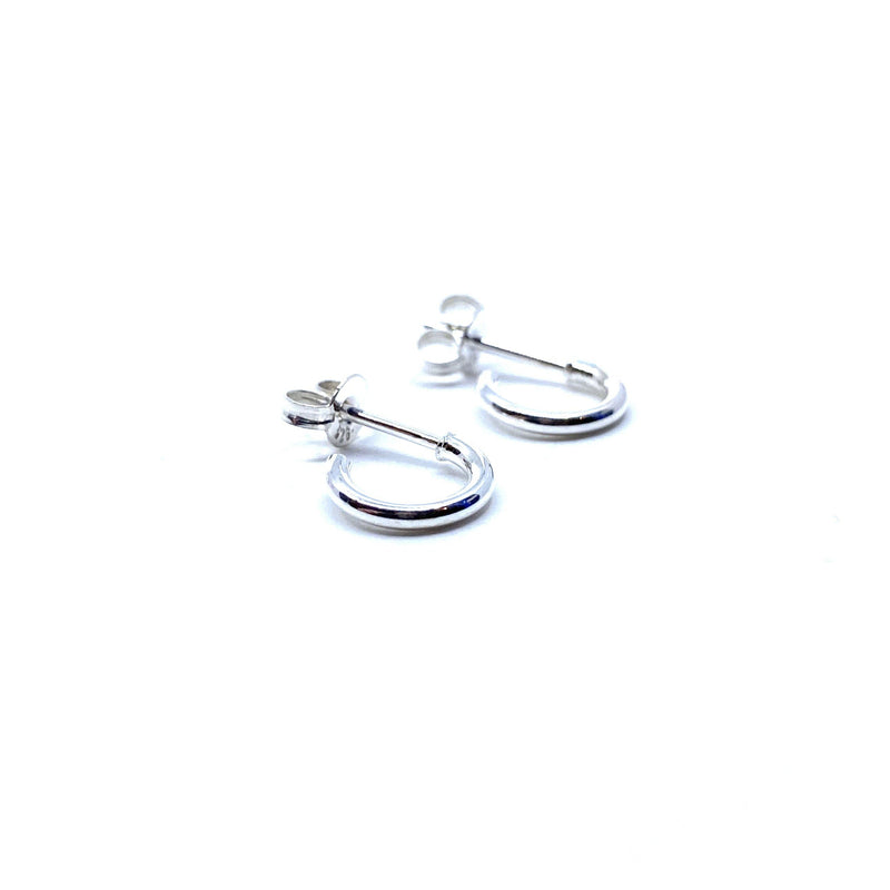 Rhiannon Smith, Two Hills — Earrings No.34 Silver - Australian made Jewellery 