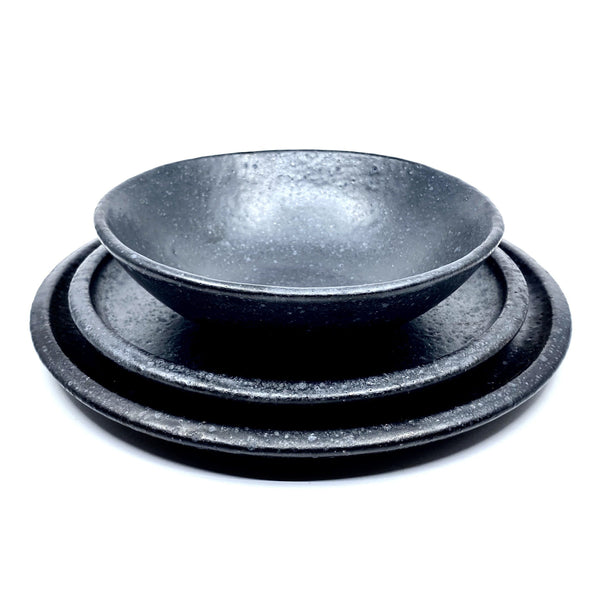 Sharon Alpren — Dinner Plate in Black Homewares Sharon Alpren | Craft