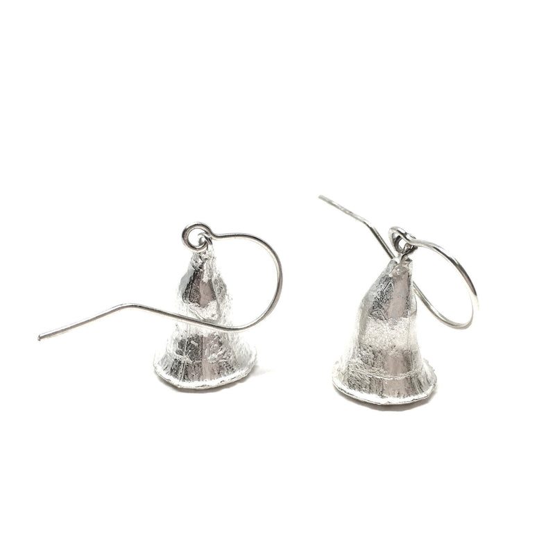 Sunggee Min - Silver Eucalyptus Bell Earrings - Australian made Jewellery 