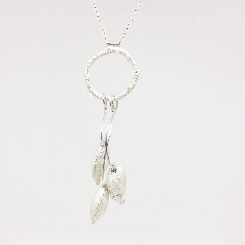 Sunggee Min — Sterling Silver Multi Grevillea Necklace - Australian made Jewellery 