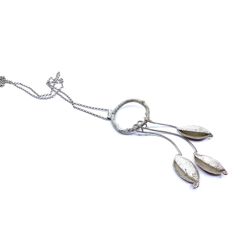 Sunggee Min — Sterling Silver Multi Grevillea Necklace - Australian made Jewellery 