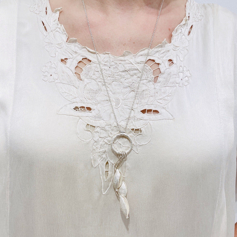 Sunggee Min — Sterling Silver Multi Grevillea Necklace - Australian made Jewellery 