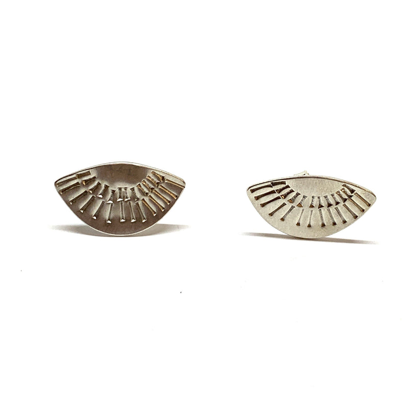 Tara Lofhelm — Radiance Silver Studs Earrings - Australian made Jewellery 