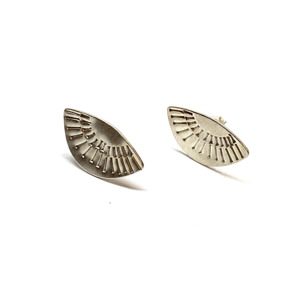 Tara Lofhelm — Radiance Silver Studs Earrings - Australian made Jewellery 